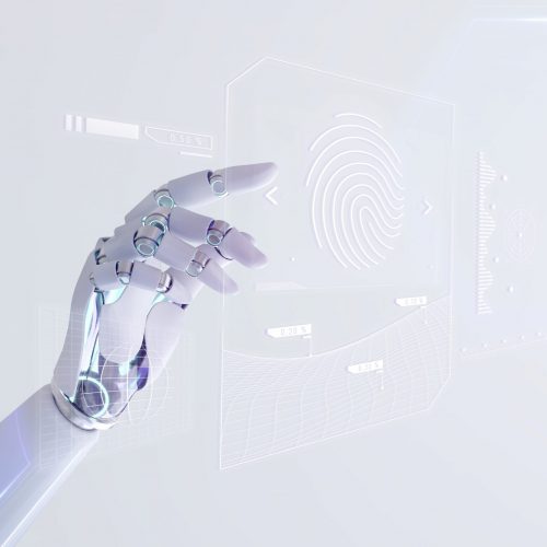 AI biometric technology, fingerprint cyber security